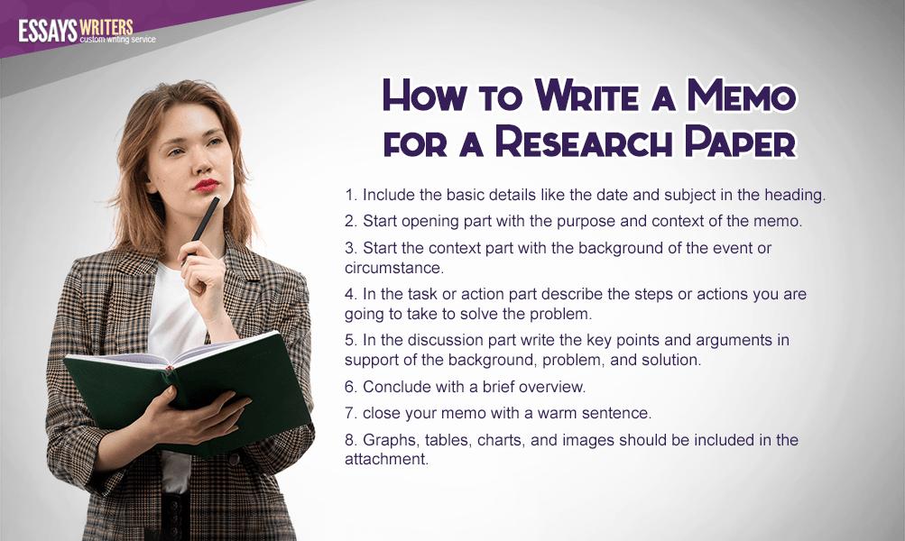 How to Write a Memo for a Research Paper